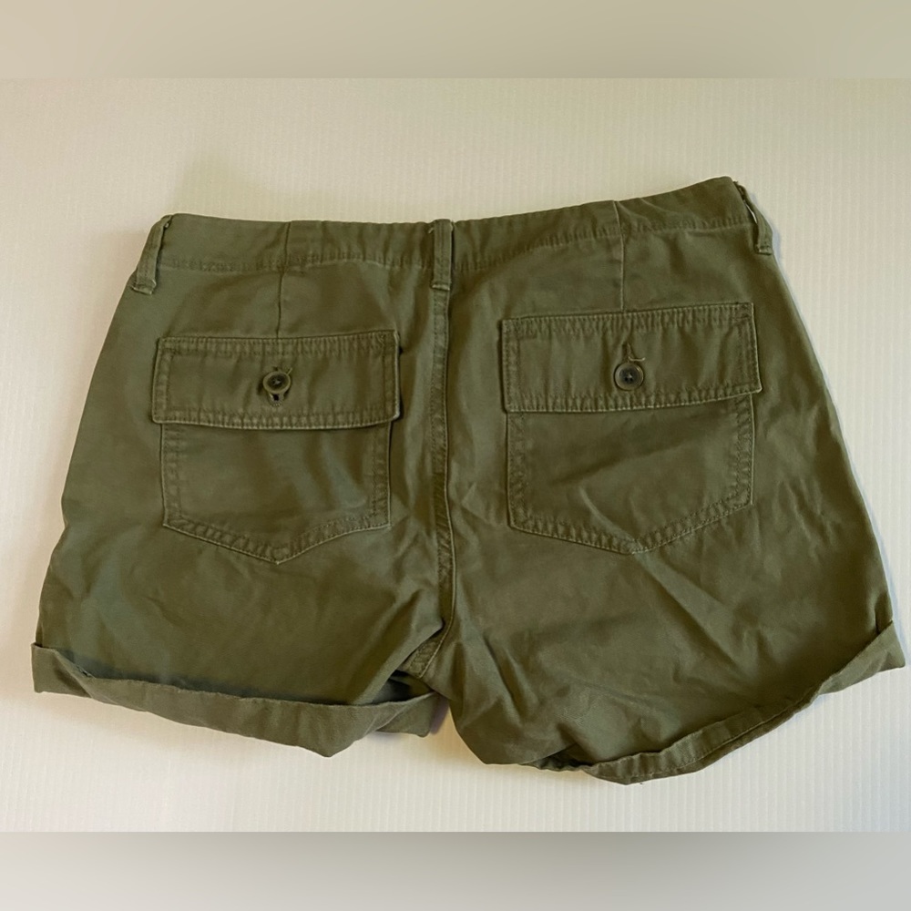 Army Green Women’s Shorts - Picture 2 of 3